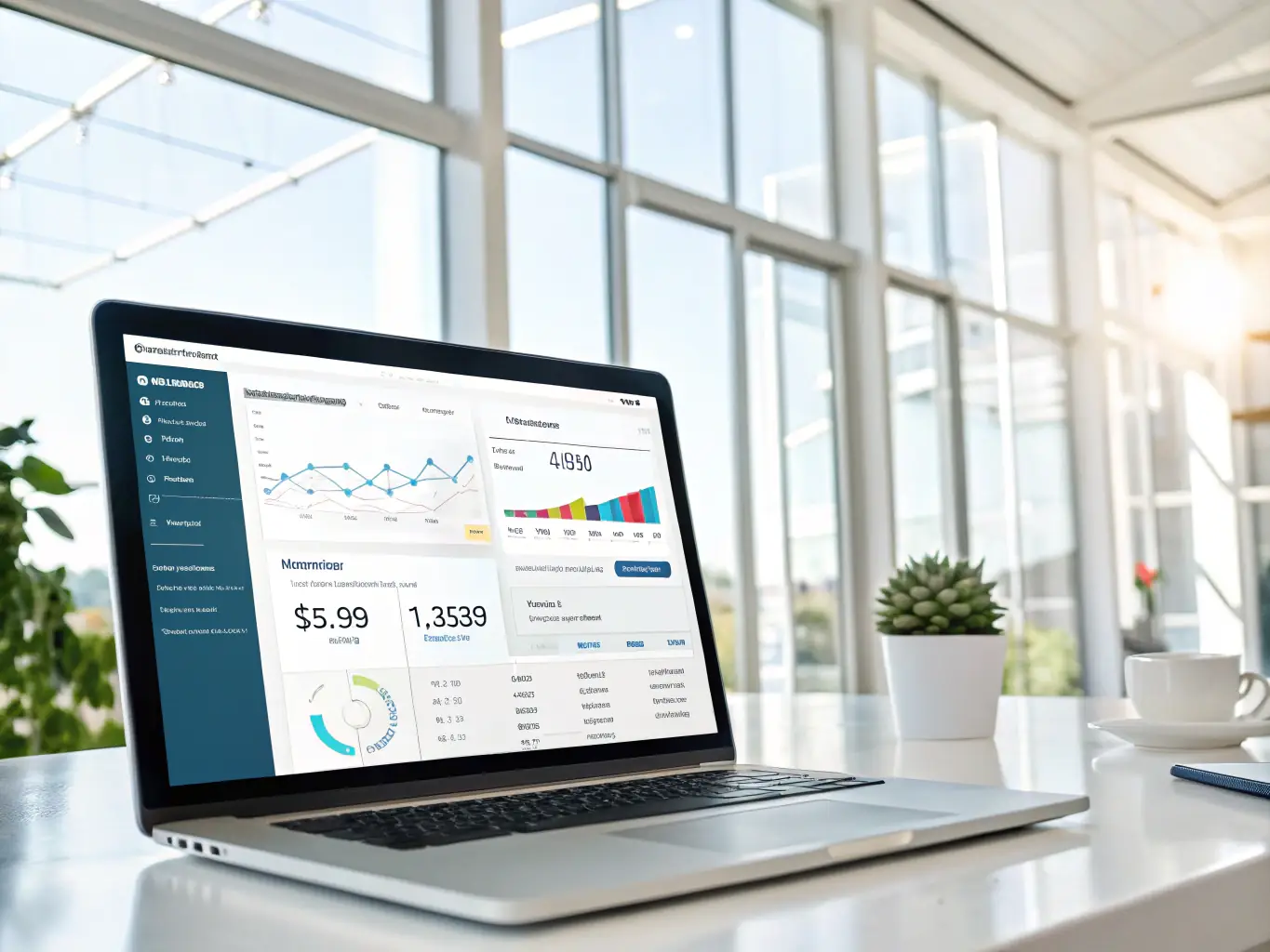A dashboard view of Trnqify.com, showcasing detailed analytics for a shortened link, including click-through rates, geographic data, and referral sources.